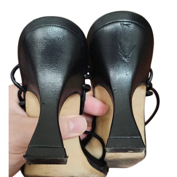 MIISTA Strappy Square Toe Sandal Size EU 37/US 6.5 - Picture 10 of 12